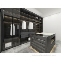 walk in closet MDF Sliding Door Glass Bedroom Walk In Wardrobe Supplier